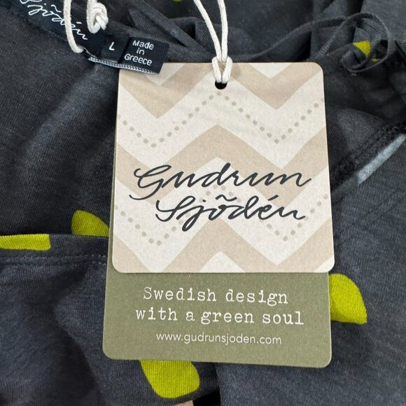 Gudrun Sjoden Terrazzo Top Large Printed Lyocell Blend Casual NWT TP-3510 - Picture 5 of 9